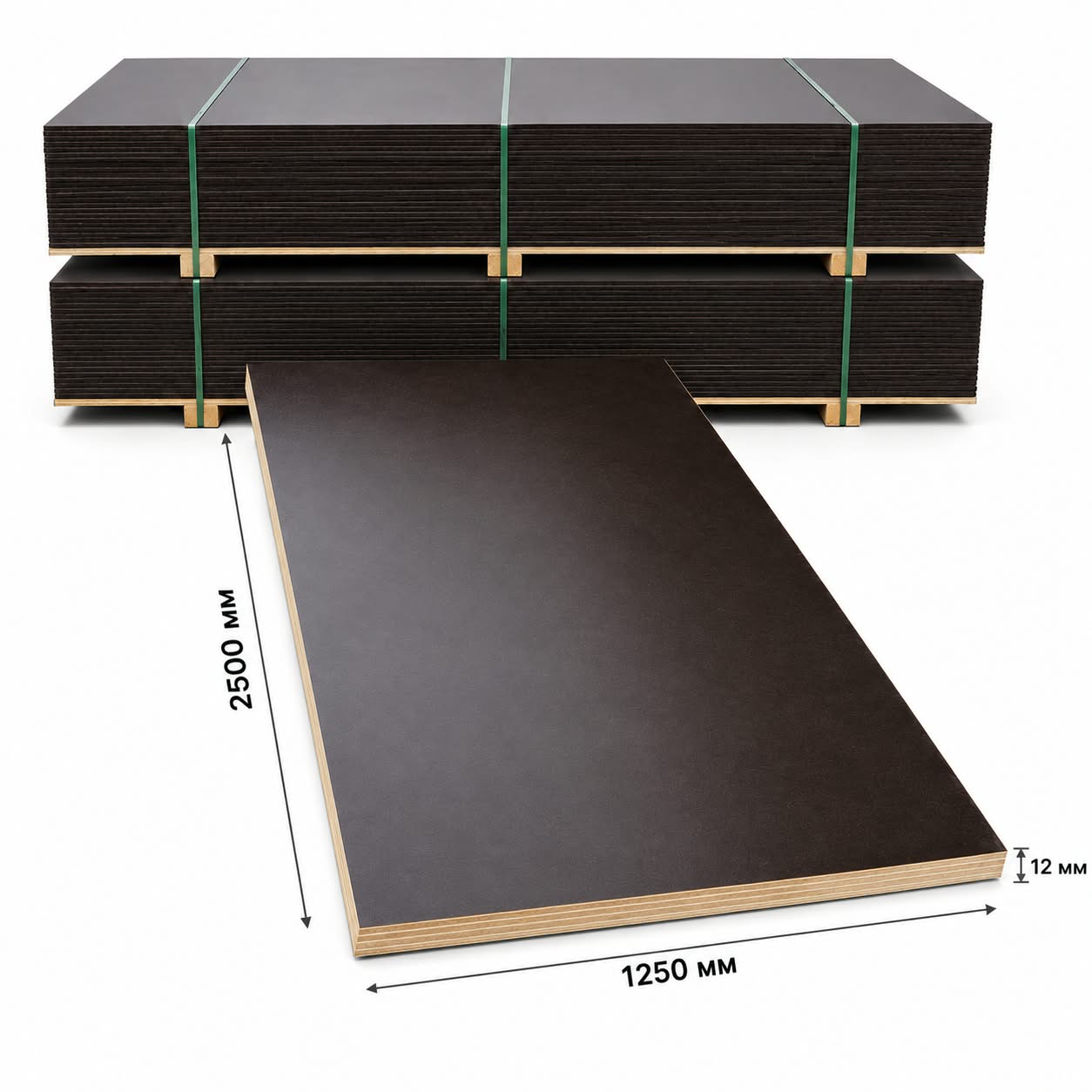 BFOF12 Placaj laminat 1250x2500x12 mm - imagine 1