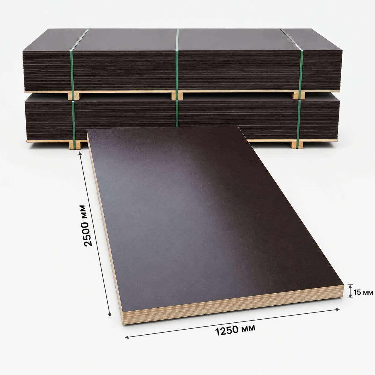 BFOF15 Placaj laminat 1250x2500x15 mm - imagine 1