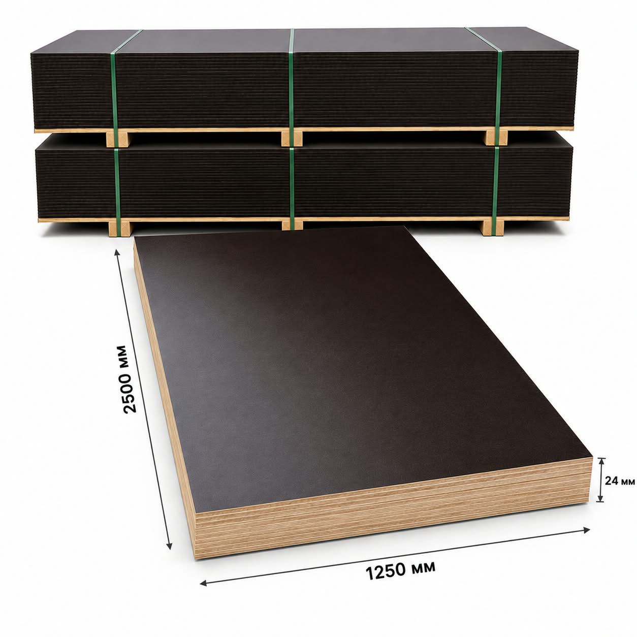 BFOF24 Placaj laminat 1250x2500x24 mm - imagine 1