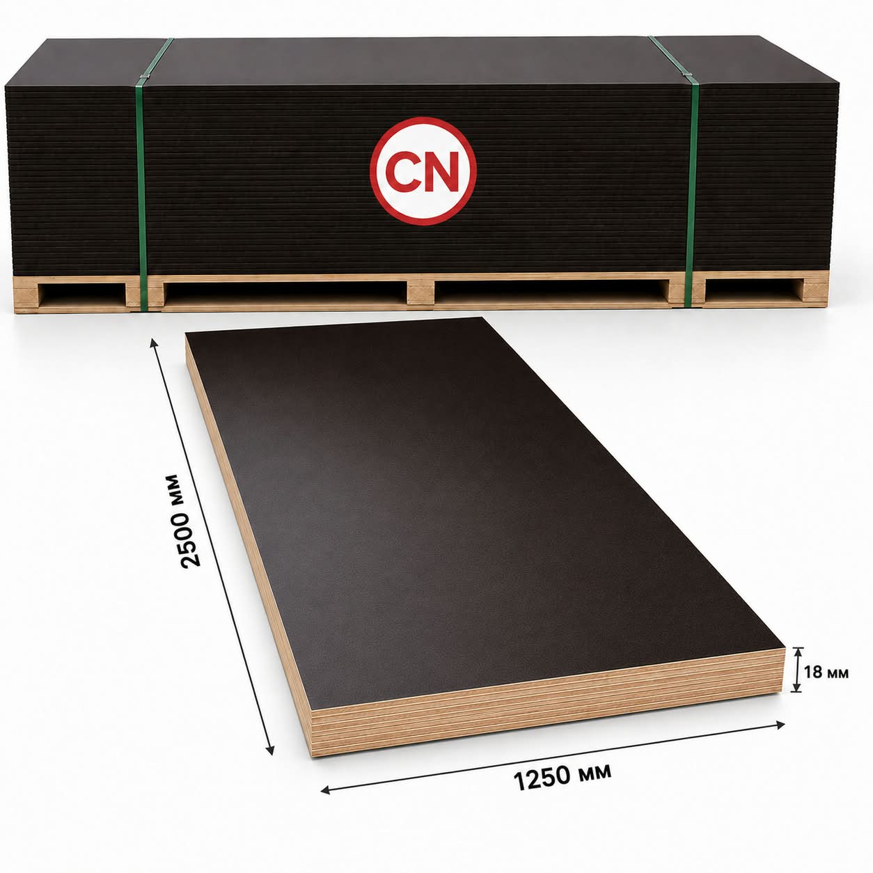 CFOF18 Placaj laminat China 1250x2500x18 mm - imagine 1