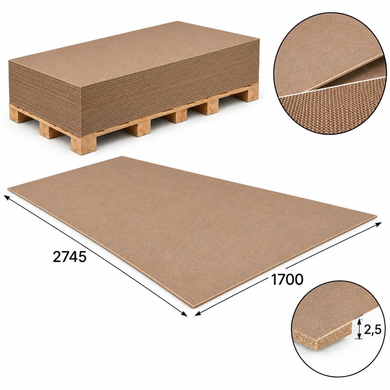 PFL2.5 PFL 1700x2745x2,5 mm - imagine 1